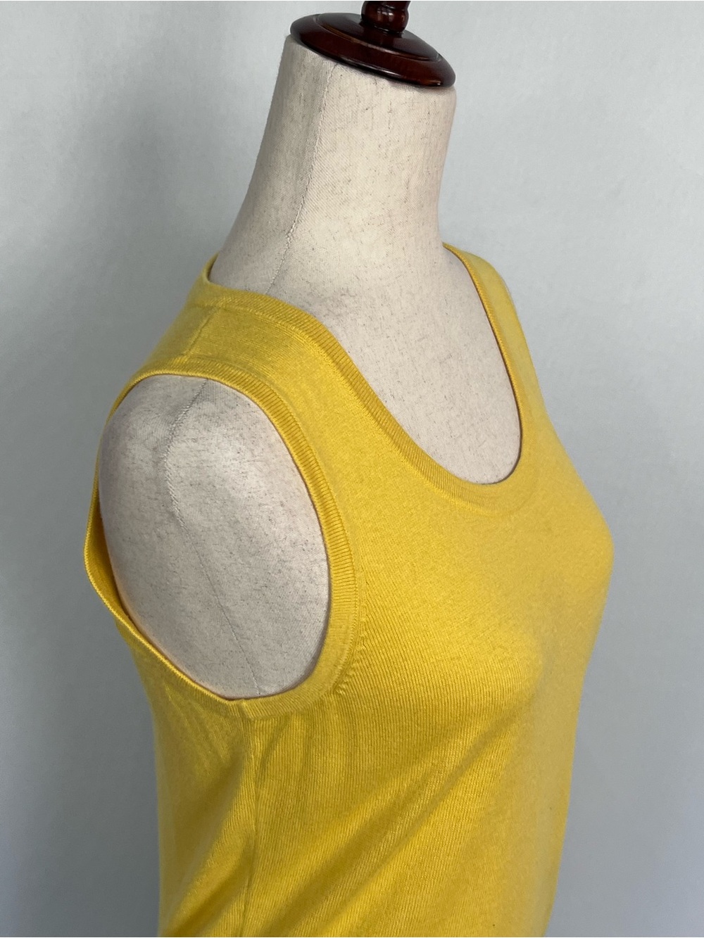 Talbots Yellow Knit Tank Top - Picture 2 of 5